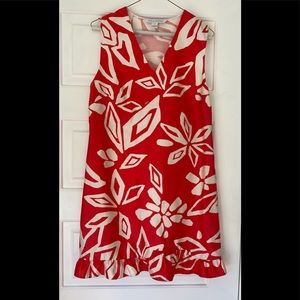 NWOT Diane Von Furstenberg red mini dress 10